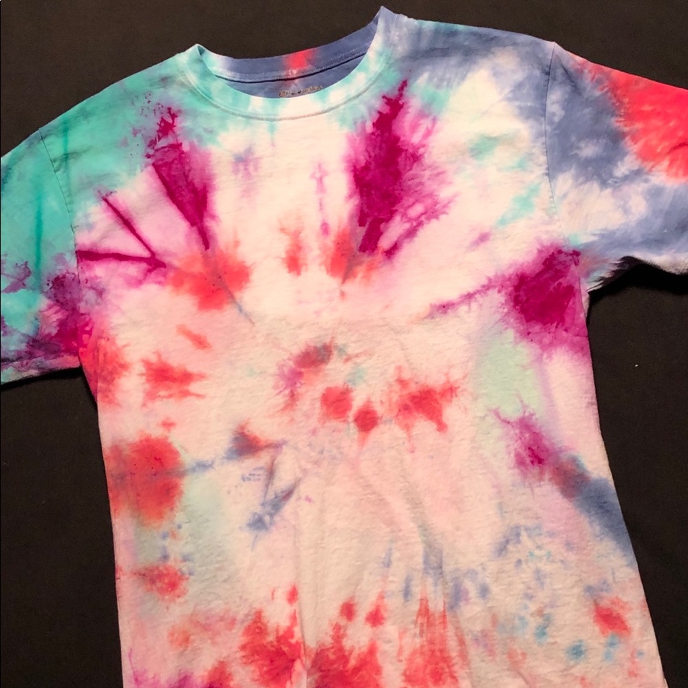 Custom Tie Dye Champion shirt